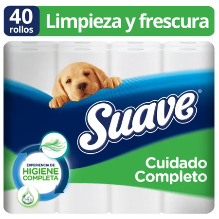 Papel Suave Cuidado completo 40un