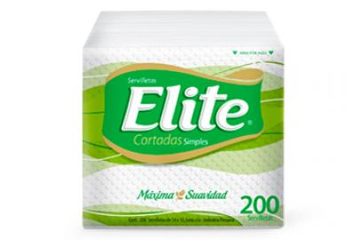 Elite Servilletas Cortadas Simple 200 un