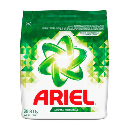 Ariel Detergente en Polvo 800g