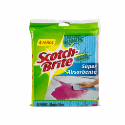 Scotch brite Paño Suave Absorbente 4un