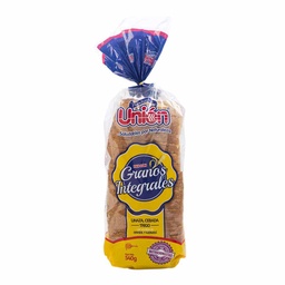 Pan de Molde UNIÓN Granos Integrales Bolsa 540g